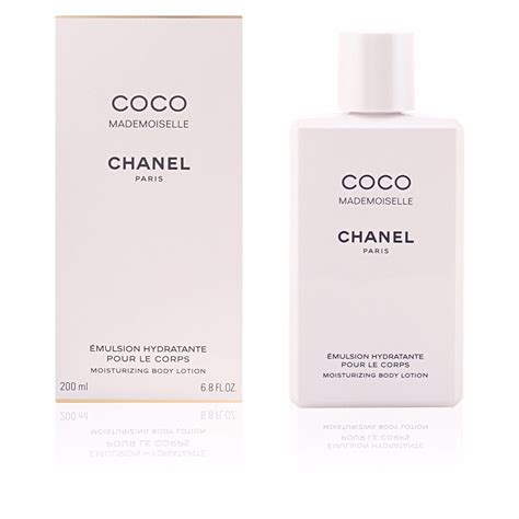 coco mademoiselle emulsion hydratante.